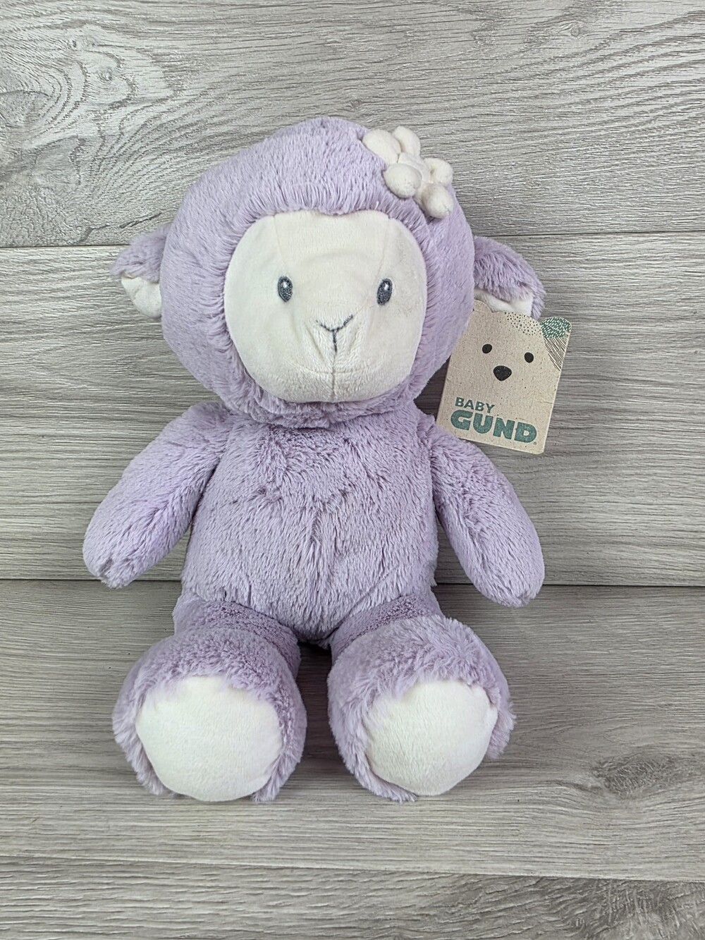 Baby Gund Lilac Lamb Plush #6067455 Light Purple Stuffed Animal Pastel SU60